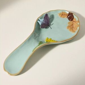 Anthropologie Faye Icon Stoneware Spoon Rest